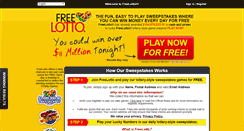 Desktop Screenshot of freelotto.com
